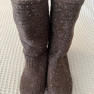 NEW Ladies | Rocket Dog | Brown Slouchy Knit Boots | Size 9